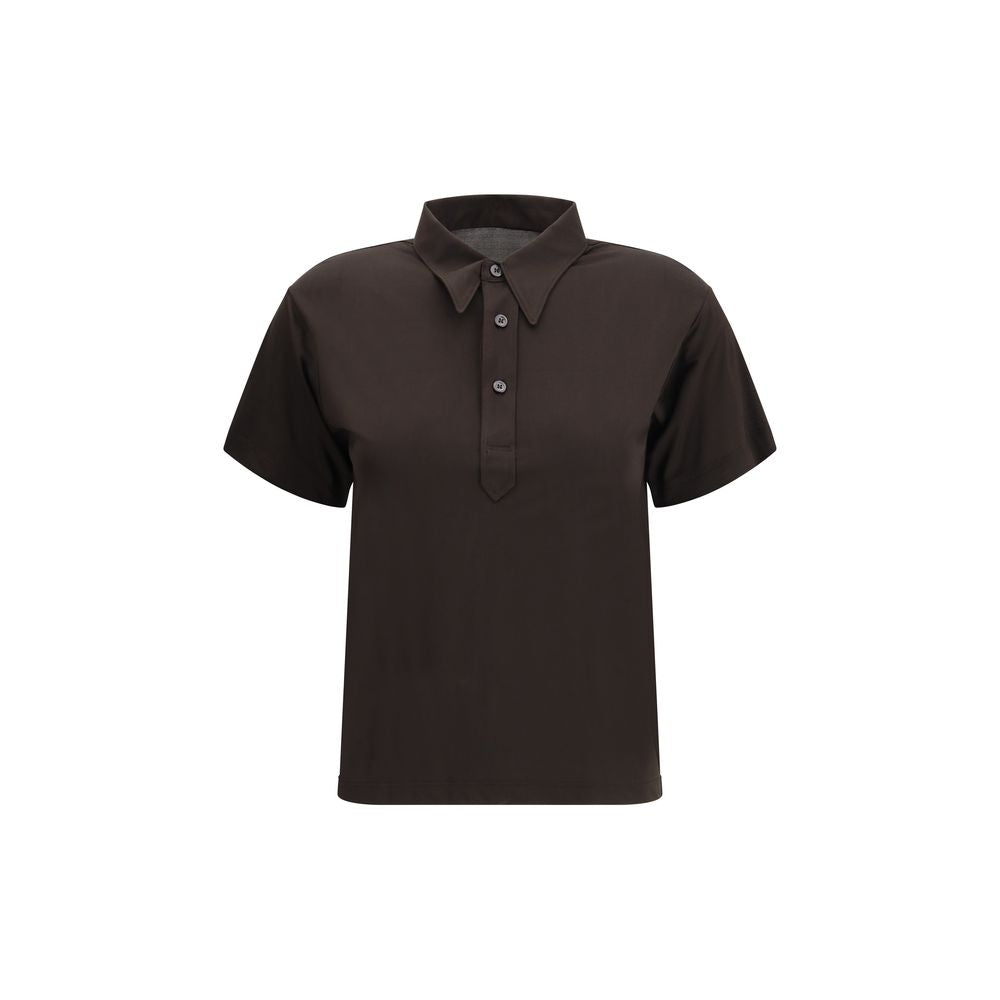 Margiela Semi-sheer polo Shirt